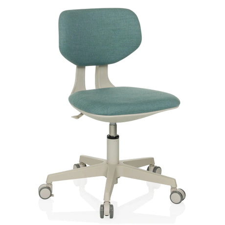 Blå Snurrstol för barn KIDDY CLASSIC med ljust underrede och hjul från hjh OFFICE