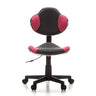 Grå Snurrstol för barn KIDDY GTI-2 med rosa accenter och nättyg från hjh OFFICE
