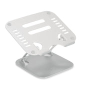 Silverfärgat Underlägg för bärbar dator LAPTOP STAND med ventilationsspringor och justerbart stativ från hjh OFFICE