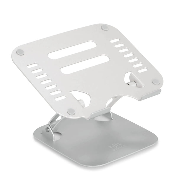 Silverfärgat Underlägg för bärbar dator LAPTOP STAND med ventilationsspringor och justerbart stativ från hjh OFFICE
