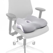 Grå Sittdyna MEDISIT IV med en central urtagning på en kontorsstol från hjh OFFICE