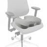 Grå Sittdyna MEDISIT VIII med ergonomisk form på en kontorsstol från hjh OFFICE