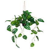 Grön Konstgjorda växter MONSTERA CLIMB som hängväxt med perforerade blad från hjh OFFICE
