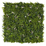 Grön Växtmatta MORE GREEN I med täta ormbunksblad och små vita blommor från hjh OFFICE