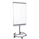 Whiteboard MULTIBOARD i silver med vit skrivyta på ett rullbart stativ från hjh OFFICE