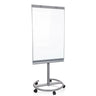 Whiteboard MULTIBOARD i silver med vit skrivyta på ett rullbart stativ från hjh OFFICE