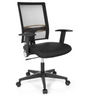 Svart Home Office kontorsstol OFFICE R8 med nätryggstöd och armstöd från hjh OFFICE