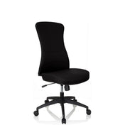 Svart Professionell kontorsstol OFFICE XT med tygbeklädnad och fem hjul från hjh OFFICE