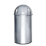 Papperskorg PUSH 50L i blank krom med push-lock från hjh OFFICE