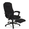 Svart Home Office chefsfåtölj RELAX CL190 med integrerat fotstöd och armstöd från MyBuero