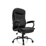 snurrstol RELAX XXL B i svart konstläder med quiltad stoppning från hjh OFFICE