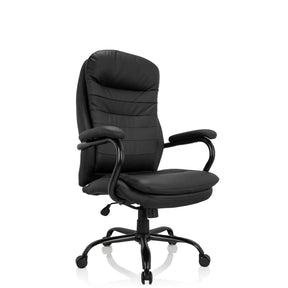 snurrstol RELAX XXL B i svart konstläder med quiltad stoppning från hjh OFFICE