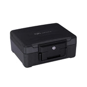 Svart Kassaskåp Safe Compact Slim med robust hölje och ett lås från hjh OFFICE