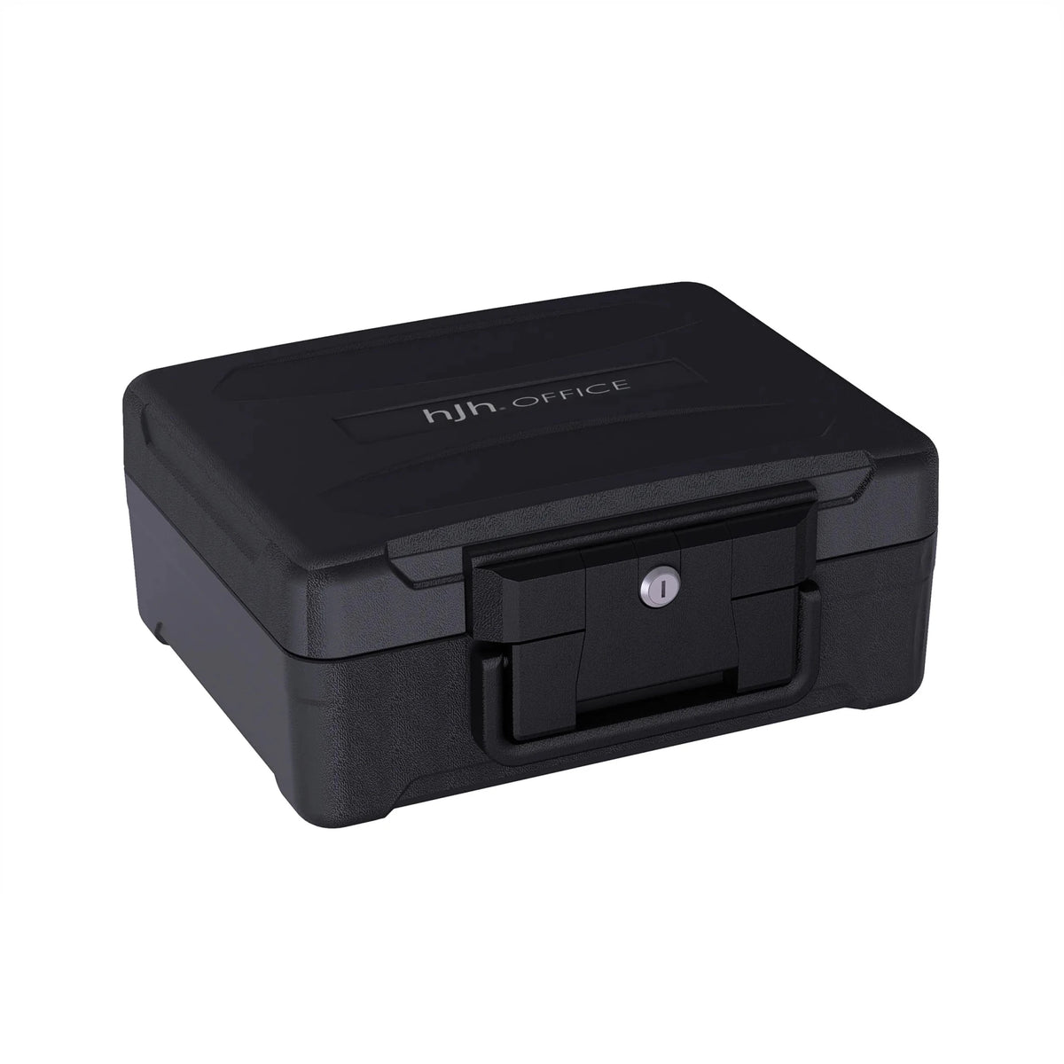 Svart Kassaskåp Safe Compact Slim med robust hölje och ett lås från hjh OFFICE