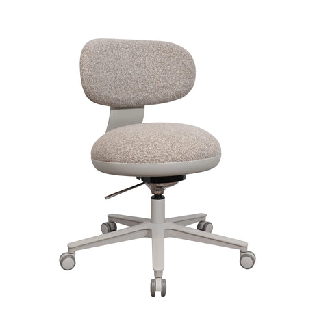 Home Office kontorsstol SITMOTION W med grå tygklädsel och ljust stjärnfot med hjul från hjh OFFICE