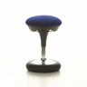Blaue Stehhilfe SITNESS 20 mit rundem, gepolstertem Sitz und schwarzem Fußring von Topstar