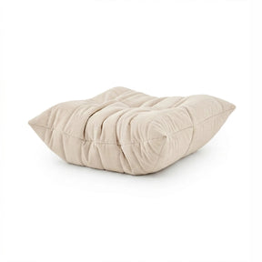Beige Sitzolo Podi sittsäck med quiltad yta och kvadratisk form från hjh LIVING
