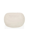 Beige sittsäck Sitzolo R med ribbad ytstruktur från hjh LIVING