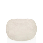Beige sittsäck Sitzolo R med ribbad ytstruktur från hjh LIVING
