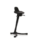 Svart ståstol TOP WORK 34 med ergonomiskt utformad sits och stjärnfot från hjh OFFICE