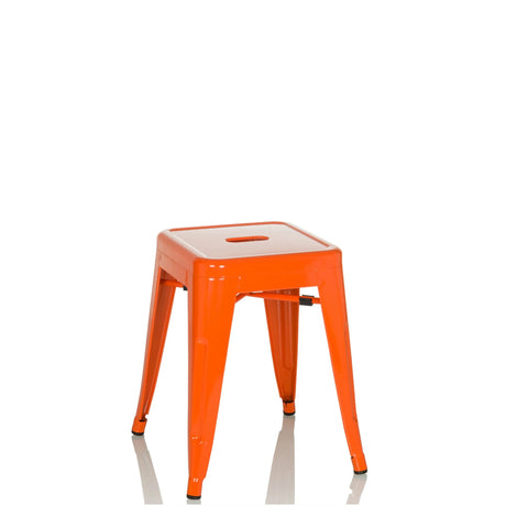Orange Bistrostol VANTAGGIO med kvadratisk sits och handtagsöppning från hjh OFFICE