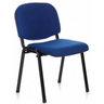 Fyrbent stol XT 600 SW med blå tygklädsel och svart metallstomme från hjh OFFICE